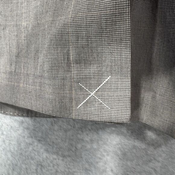 J Crew Ludlow 44R Slim fit tan Windowpane Japan cotton Blazer Jacket AH936 NWT - Picture 14 of 16